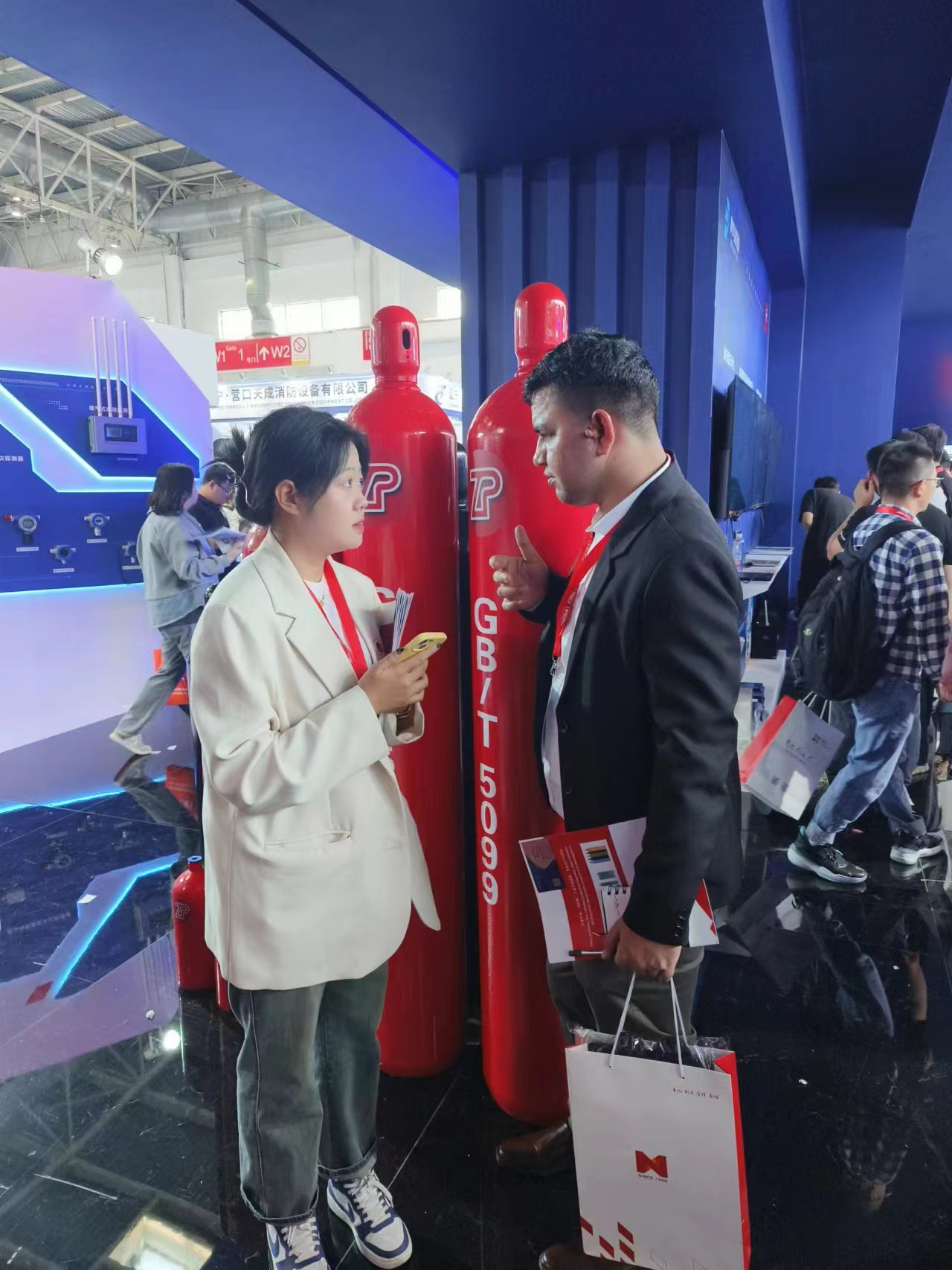 我公司參加了第二十屆中國國際消防展